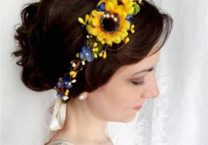 Wedding Hairstyles with Sunflowers 40 Best Sunflower Crown Design Ideas for Amazing Wedding