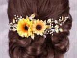 Wedding Hairstyles with Sunflowers 419 Best Hairstyles and Veils Images