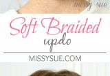 Wedding Updo Hairstyles with Braids soft Braided Updo Women S World Pinterest