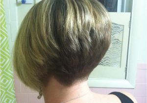 Wedged Bob Haircuts Stacked Wedge Haircut S Back View