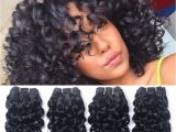 Wet N Curly Hairstyles Brazilian Curly Human Hair Weave 4 Bundles Unprocessed Virgin Remy