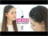 Youtube Braided Hairstyles for Short Hair Line Braid Hairstyle Tutorial
