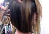 Youtube Graduated Bob Haircut Angled Bob Hairstyles Angled Bob Graduated and Texturized