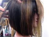 Youtube Graduated Bob Haircut Angled Bob Hairstyles Angled Bob Graduated and Texturized