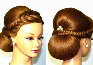 Youtube Hairstyles for Weddings Wedding Hairstyle for Medium Long Hair Elegant Updo