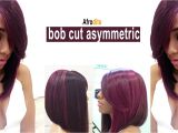 Youtube How to Cut A Bob Haircut How to Style Short Hair Bob Dramatic asymmetrical A Line