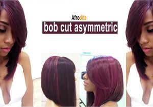 Youtube How to Cut A Bob Haircut How to Style Short Hair Bob Dramatic asymmetrical A Line
