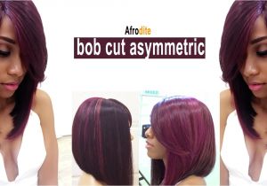 Youtube How to Cut A Bob Haircut How to Style Short Hair Bob Dramatic asymmetrical A Line