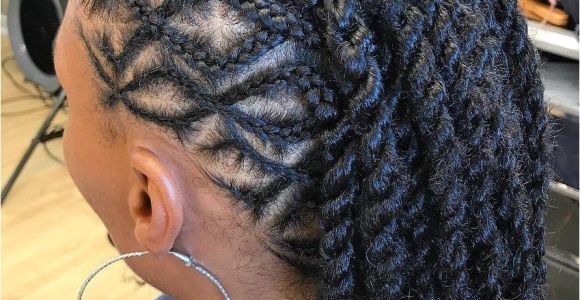 Zig Zag Braids Hairstyle 70 Best Black Braided Hairstyles that Turn Heads