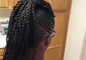 Zig Zag Braids Hairstyle Mohawk Braids Hair Pinterest